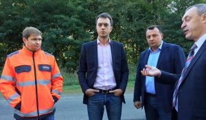 Глава мінінфраструктури перевірив виконання дорожніх робіт на Чернігівщині