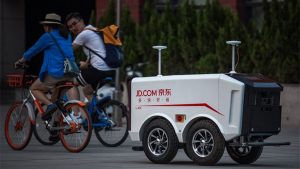 JD.com начинает внедрение роботизированной доставки товаров