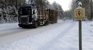 В Естонії запроваджено весняні обмеження на рух вантажівок дорогами загального користування
