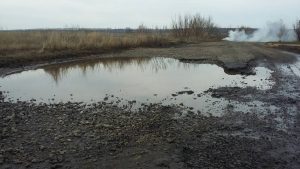 Довели – маршрутки не выезжали в Харьковской области из-за ужасных дорог