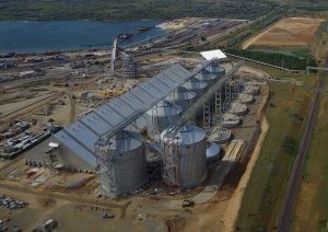 Строительство зернового терминала Cargill и MV Cargo в морском порту «Южный» входит в завершающую стадию