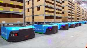 Дружелюбные роботы на складе Alibaba