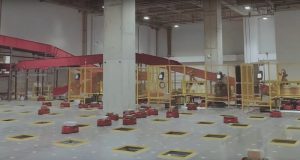 В Китае запущен полностью роботизированный склад