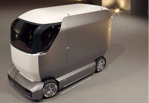 У Детройті показали автономну вантажівку для доставки пошти