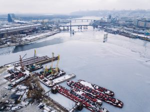 Київський річковий порт планує побудувати логістичний комплекс та термінал