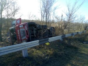 ДТП с грузовиками на дорогах Украины – обзор последних происшествий 18.02.2019