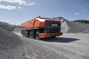 Scania анонсировала новый автономный карьерный самосвал с ДВС
