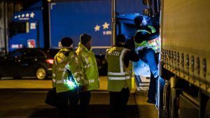 Українець відзначився під час недільної перевірки водіїв на тверезість на парковці вантажівок у Німеччині