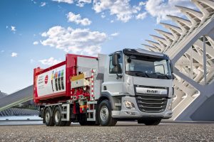 DAF представив тривісну версію вантажівки CF Electric