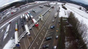 В Германии, вполне возможно, построят еще одну «колонную парковку» для грузовиков