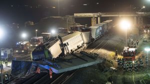 У Німеччині сталася катастрофа вантажного поїзда