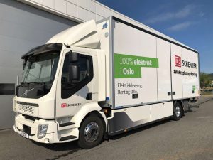 DB Schenker замовив для міських операцій в Осло електровантажівки Volvo FL Electric