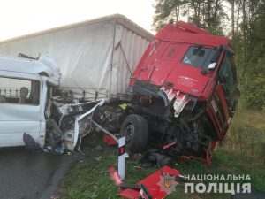 В суд Киевской области направлены материалы на водителя фуры, по вине которого в ДТП погибли 7 человек