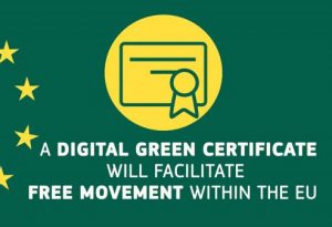 ЄС розробляє «Цифровий зелений сертифікат» COVID-19, який дозволить перевізникам вільно перетинати кордони
