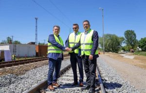 Нова залізнична гілка з'єднала європейську мережу з терміналом на кордоні Угорщини та України