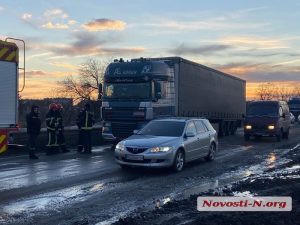 У Миколаївській області за день сталося одразу дві ДТП за участю вантажівок