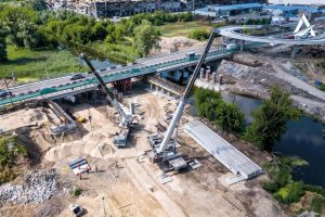 В Киевской области отстраивают четыре разрушенных моста