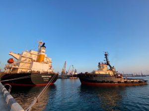 Розроблено процедуру для захисту кораблів, що вивозять українське зерно Чорним морем