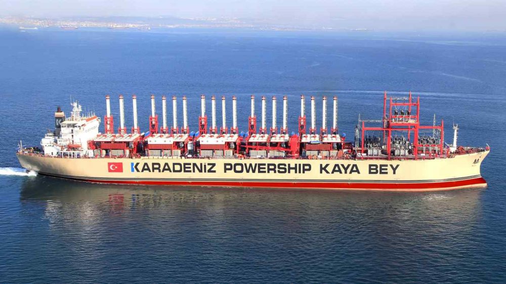 Турецька компанія відправить в Україну судна-електростанції