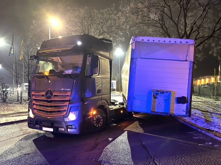 Германия: двойная проблема для пьяного водителя грузовика