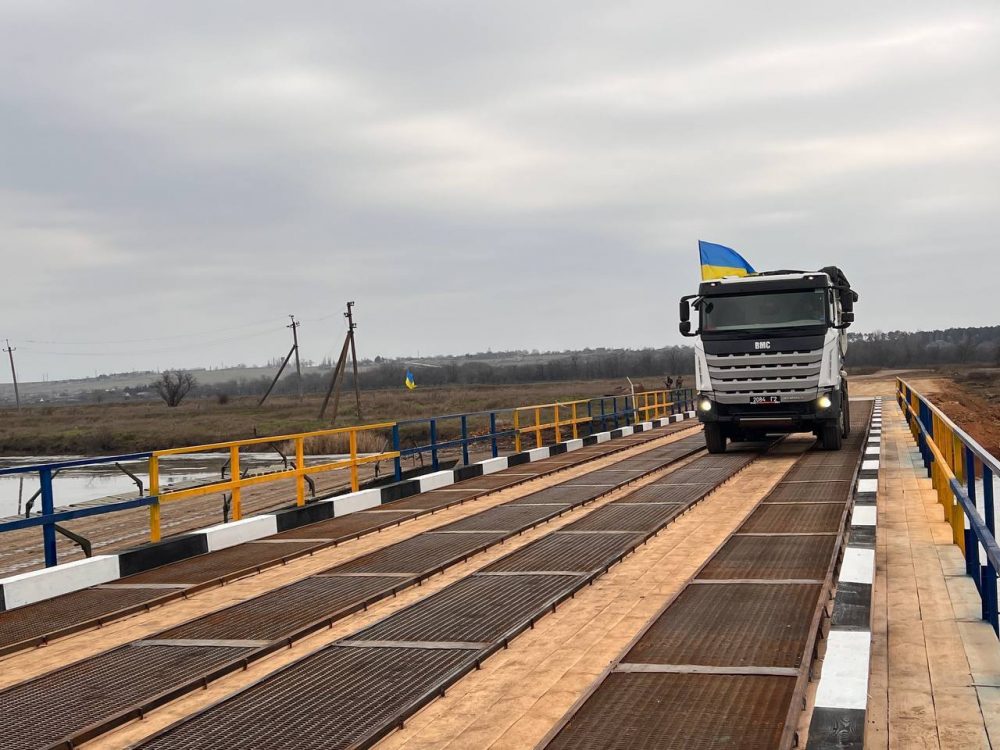 В Николаевской области построили мост через реку Ингулец