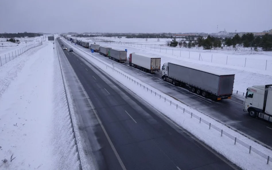 Польща: на в'їзд до РБ черга з вантажівок зросла до 60 км.