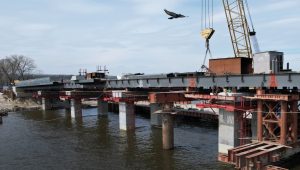 На Полтавщине продолжается ремонт моста через Сулу