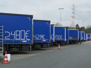 Продовження страйку в Німеччині: водії Agmaz, Luk-Maz та Imperia досі не отримали залишку заборгованості