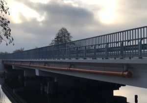 На дороге Т-03-10 отремонтировали мост через реку Выжевка