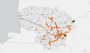 Литва: создана карта зимнего содержания дорог