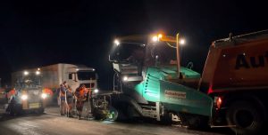 На автодороге Киев-Чоп стартовал ремонт дорожного покрытия