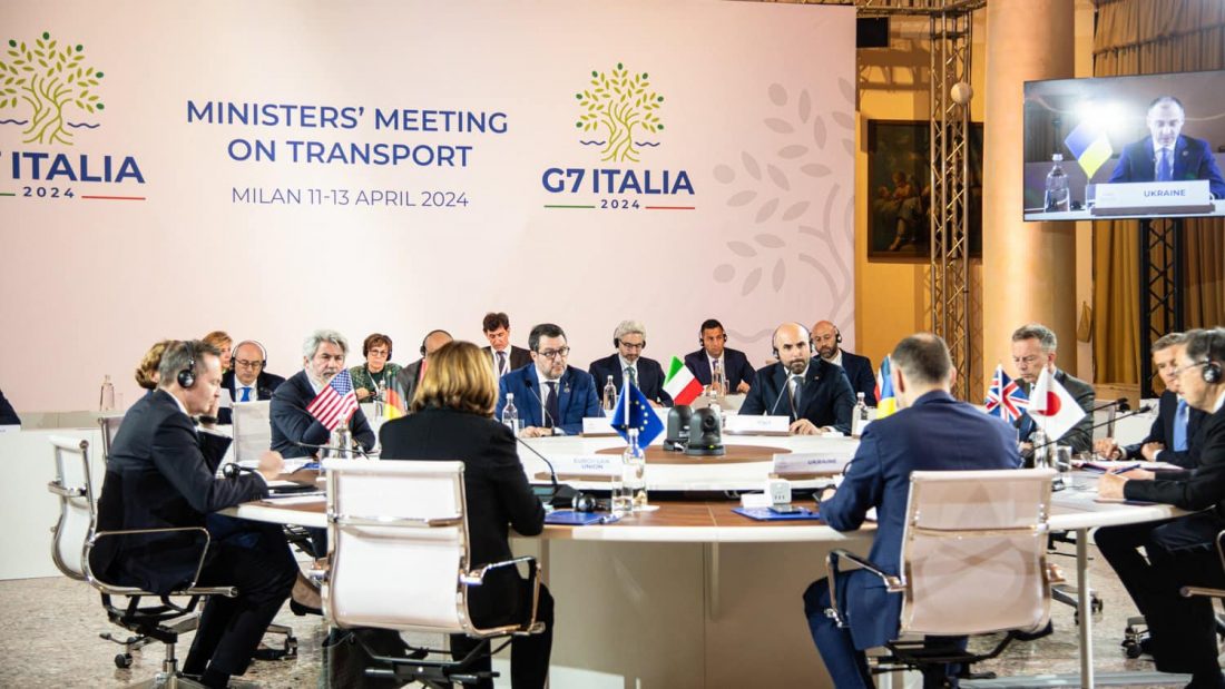 Министры транспорта G7 подтвердили поддержку Украины в восстановлении и развитии инфраструктуры