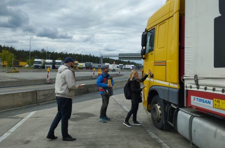 Активисты Faire Mobilität рассказали румынским водителям об их правах на выплаты