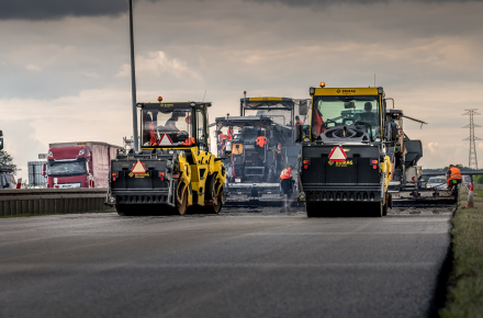 Польша: на трассе А2 стартовали ремонтные работы