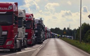 Польша: перевозчики продолжают протестовать на дорогах