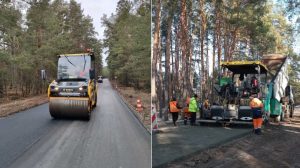 В Черниговской области ремонтируют важный логистический маршрут