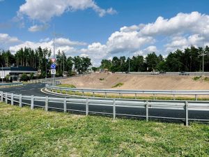 Продолжается строительство развязки на трассе Киев-Одесса