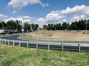 Продовжується будівництво розв'язки на трасі Київ-Одеса