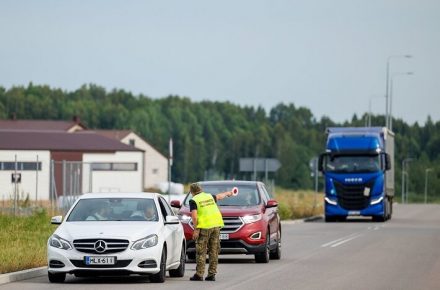 Погранслужба Литвы: на пограничном переходе Калвария на выезд в Польшу образовалась пробка
