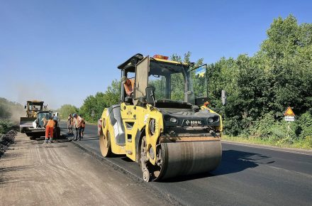 В Полтавской области ведутся ремонтные работы ключевых автодорог