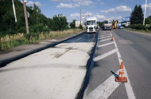 На дорозі Київ - Чоп ліквідують ями