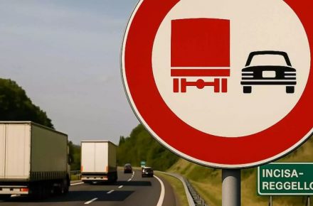 Італія: перевізники проти заборони на обгін для вантажівок на А1