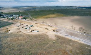 Продовжується будівництво майданчика для транспорту біля ПП «Рені – Джюрджюлешть»