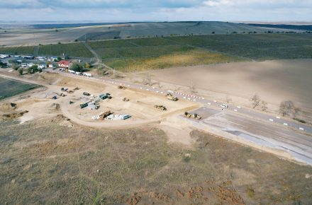 Продовжується будівництво майданчика для транспорту біля ПП «Рені – Джюрджюлешть»