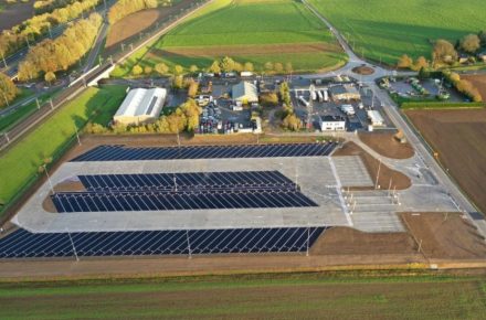 Бельгія: відкрилася сучасна безпечна парковка для вантажівок Truck Park Liège