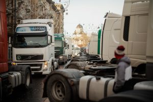 Литва: протест перевізників завершився виходом з «Linava» двох великих компаній