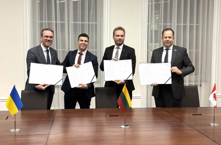 Канада, Швеция, Литва и Украина подписали Совместную Декларацию о развитии транспортной отрасли