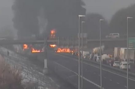 Словения: из-за серьезной аварии перекрыта трасса А1