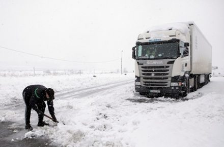 Испания: более 10 000 грузовиков застряли на дорогах