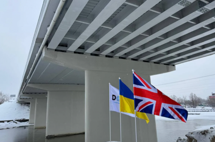 В Киевской области отстроили еще один разрушенный мост